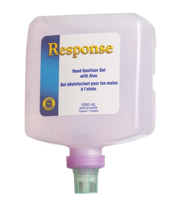 Grime Eater 88-80 Response Hand Sanitizer Gel with Aloe, 1000 ml, Pump Bottle, 70% Alcohol / Case of 6 - 88-80 -  - [unit price]