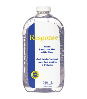 Grime Eater 88-90 Response Hand Sanitizer Gel with Aloe, 950 ml, Refill, 70% Alcohol - 88-90 -  - [unit price]