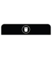 Rubbermaid FG1961575 SOP: Configure - Backboard Only Landfill 45G - Black, Price Per EA