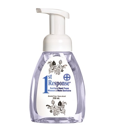 Grime Eater 32540 1st Response Sanitary Hand Foam, Liquid, 250 ml, Pump Bottle, Unscented - 89-02 -  - [unit price]