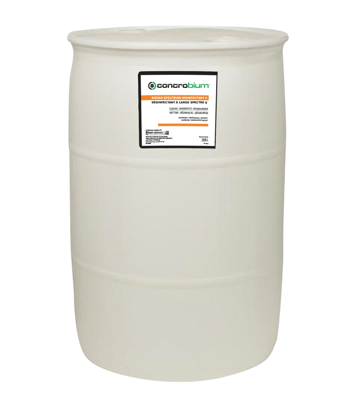 Concrobium 621208 Broad Spectrum Disinfectant II, 208 L, Drum - 621208 -  - [unit price]