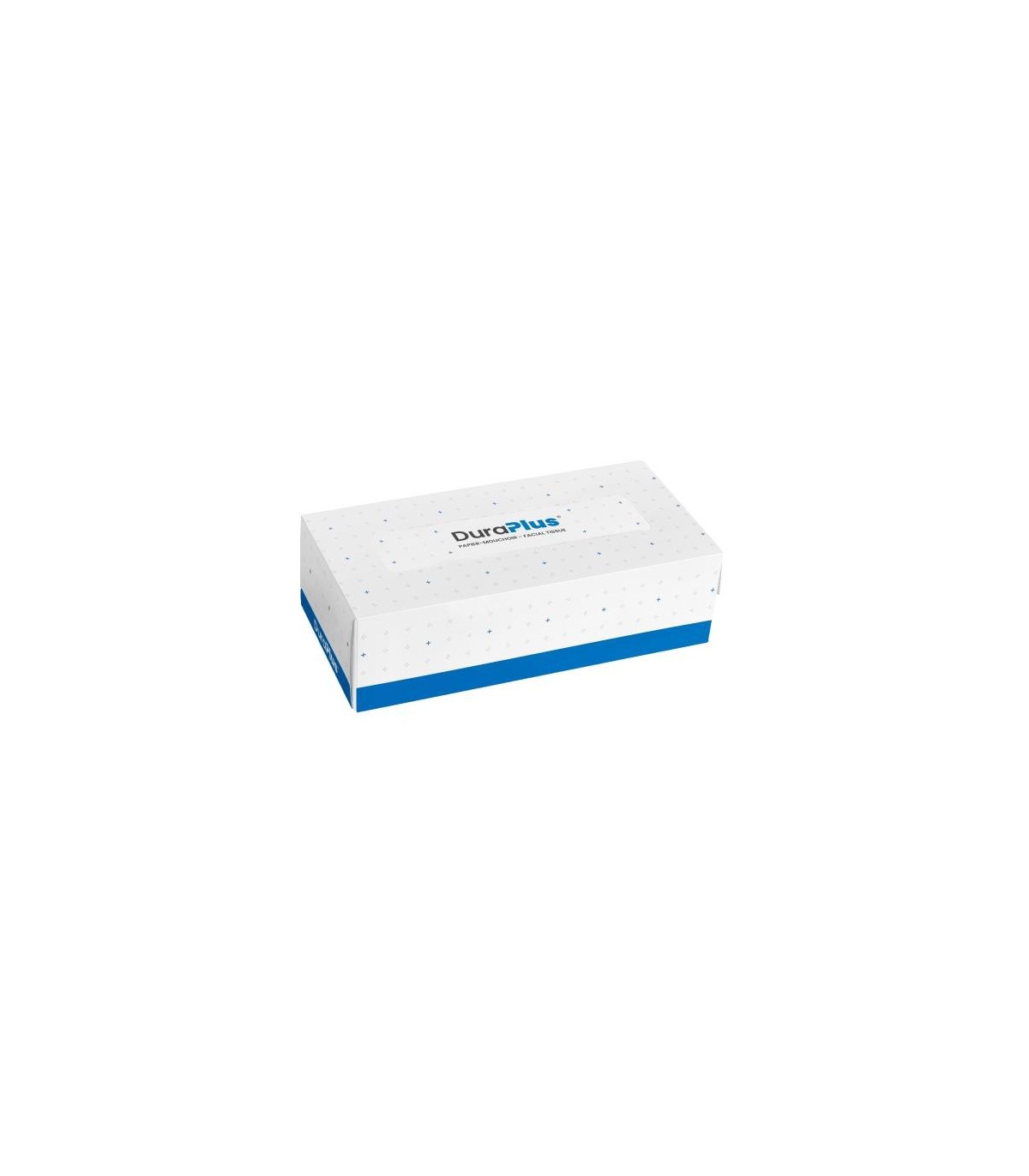 DuraPlus® Facial Tissue, 2-Ply, White, 30 Packs/Case, 100 Sheets/Pack - 57760361-C -  - [unit price]