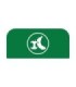 Rubbermaid FG1961580 SOP: Configure - Backboard Only Organic Waste 15G - Green, Price Per EA - FG1961580 -  - [unit price]