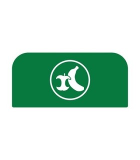 Rubbermaid FG1961580 SOP: Configure - Backboard Only Organic Waste 15G - Green, Price Per EA - FG1961580 -  - [unit price]