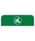 Rubbermaid FG1961581 SOP: Configure - Backboard Only Organic Waste 23G - Green, Price Per EA - FG1961581 -  - [unit price]