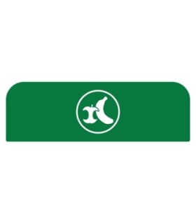 Rubbermaid FG1961581 SOP: Configure - Backboard Only Organic Waste 23G - Green, Price Per EA - FG1961581 -  - [unit price]