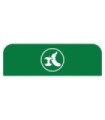 Rubbermaid FG1961581 SOP: Configure - Backboard Only Organic Waste 23G - Green, Price Per EA