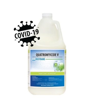 Dustbane 52898 52898 Quatromyicide Hard Surface Disinfectant 4L Price/Cs - 52898 -  - [unit price]