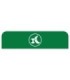 Rubbermaid FG1961582 SOP: Configure - Backboard Only Organic Waste 33G - Green, Price Per EA - FG1961582 -  - [unit price]