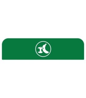 Rubbermaid FG1961582 SOP: Configure - Backboard Only Organic Waste 33G - Green, Price Per EA - FG1961582 -  - [unit price]