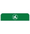 Rubbermaid FG1961582 SOP: Configure - Backboard Only Organic Waste 33G - Green, Price Per EA