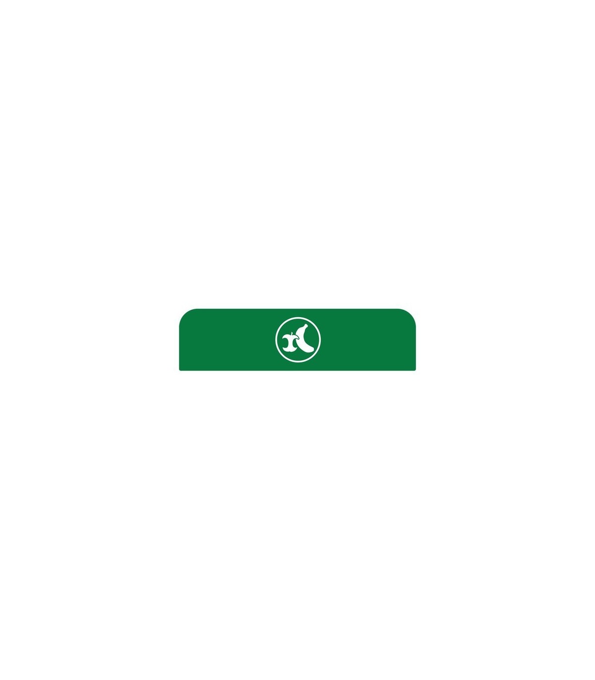 Rubbermaid FG1961582 SOP: Configure - Backboard Only Organic Waste 33G - Green, Price Per EA - FG1961582 -  - [unit price]