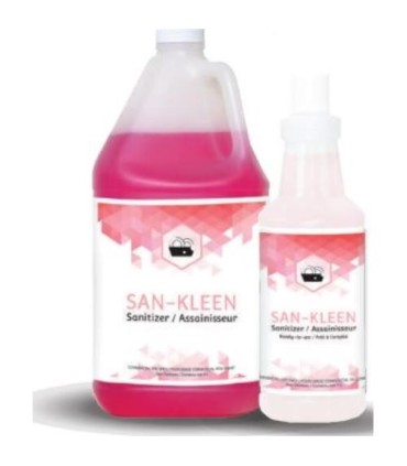 Dustbane 57056 57056 San-Kleen Sanitizer Ecologo / Kosher Rtu 1-L Price/Cs - 57056 -  - [unit price]