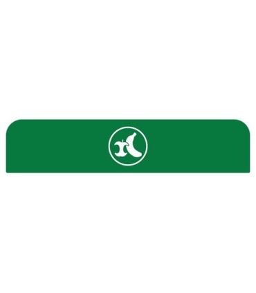 Rubbermaid FG1961583 SOP: Configure - Backboard Only Organic Waste 45G - Green, Price Per EA - FG1961583 -  - [unit price]