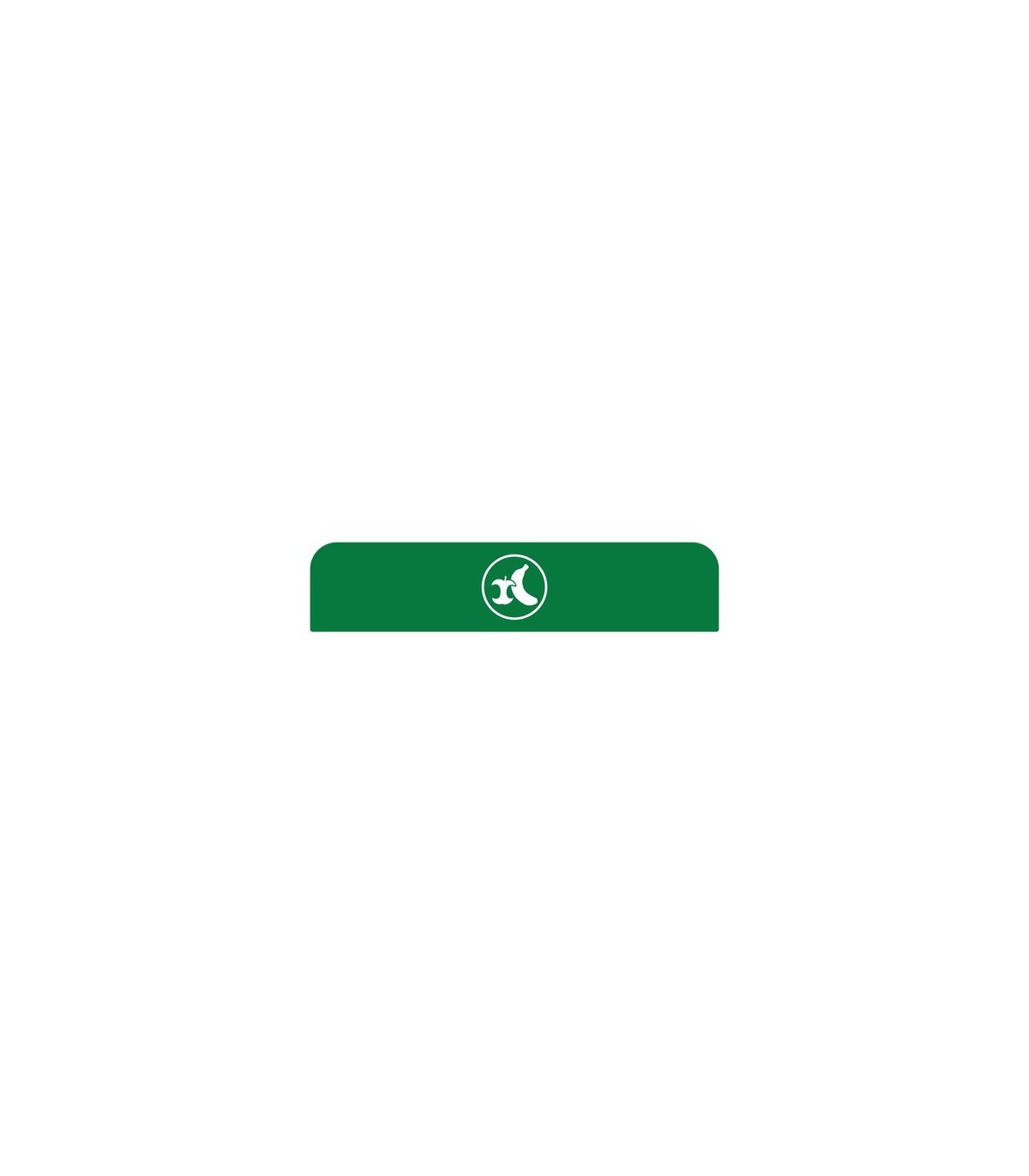 Rubbermaid FG1961583 SOP: Configure - Backboard Only Organic Waste 45G - Green, Price Per EA - FG1961583 -  - [unit price]