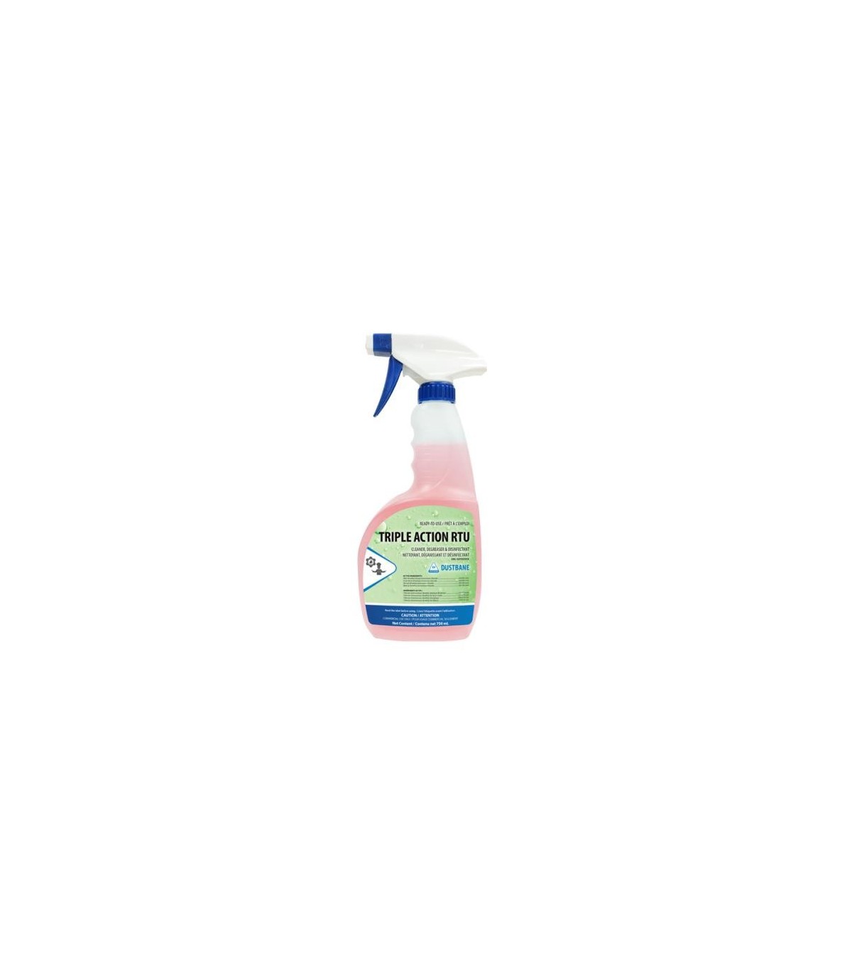 Dustbane 51345 Dustbane Triple Action Rtu, Pink, Citrus Scent, 12/Case Price/Cs - 51345 -  - [unit price]