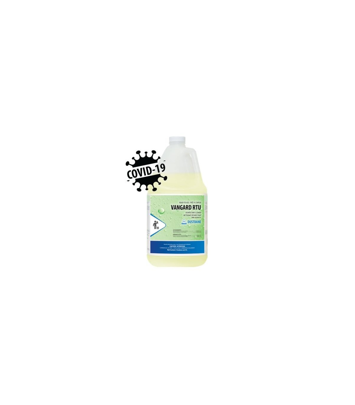 Dustbane 53021 Dustbane Vangard, Yellow, Lemon Scent, 4/Case, Made In Canada Price/Cs - 53021 -  - [unit price]