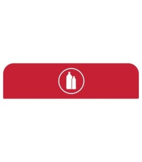 Rubbermaid FG1961586 OBS: Configure - Backboard Only Plastic 33G - Red, Price Per EA - FG1961586 -  - [unit price]