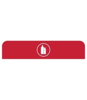 Rubbermaid FG1961587 OBS: Configure - Backboard Only Plastic 45G - Red, Price Per EA - FG1961587 -  - [unit price]