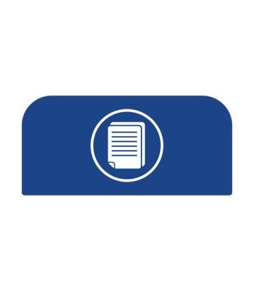 Rubbermaid FG1961589 SOP: Configure - Backboard Only Paper 15G - Blue, Price Per EA - FG1961589 -  - [unit price]