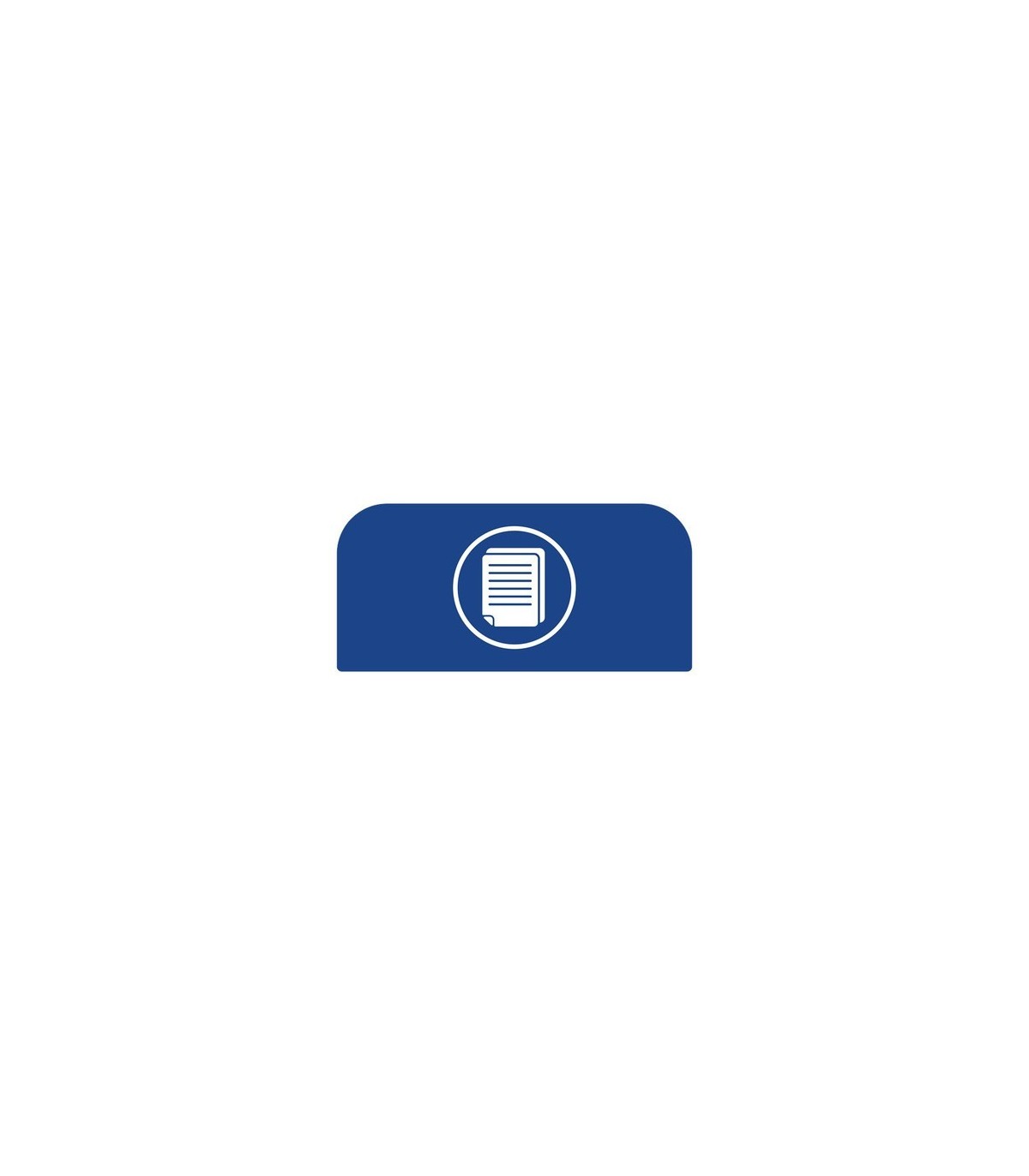Rubbermaid FG1961589 SOP: Configure - Backboard Only Paper 15G - Blue, Price Per EA - FG1961589 -  - [unit price]