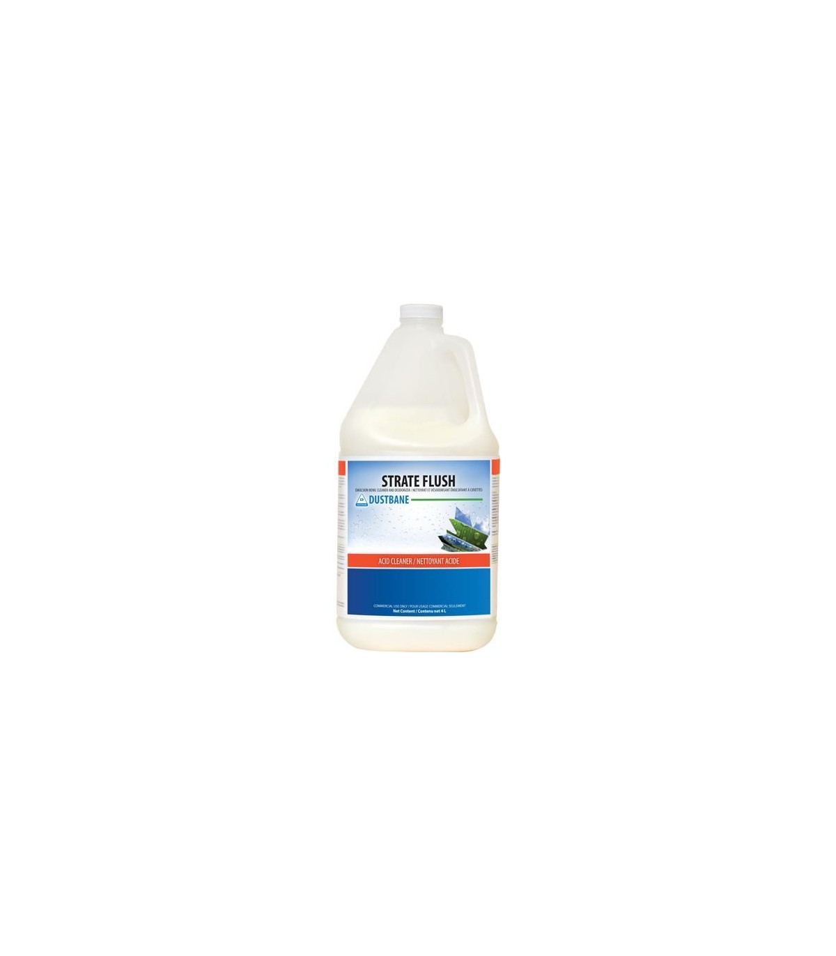 Dustbane Strate Flush, White, 4/Case, Made In Canada 4/CS, Price/CS - 53743 -  - [unit price]