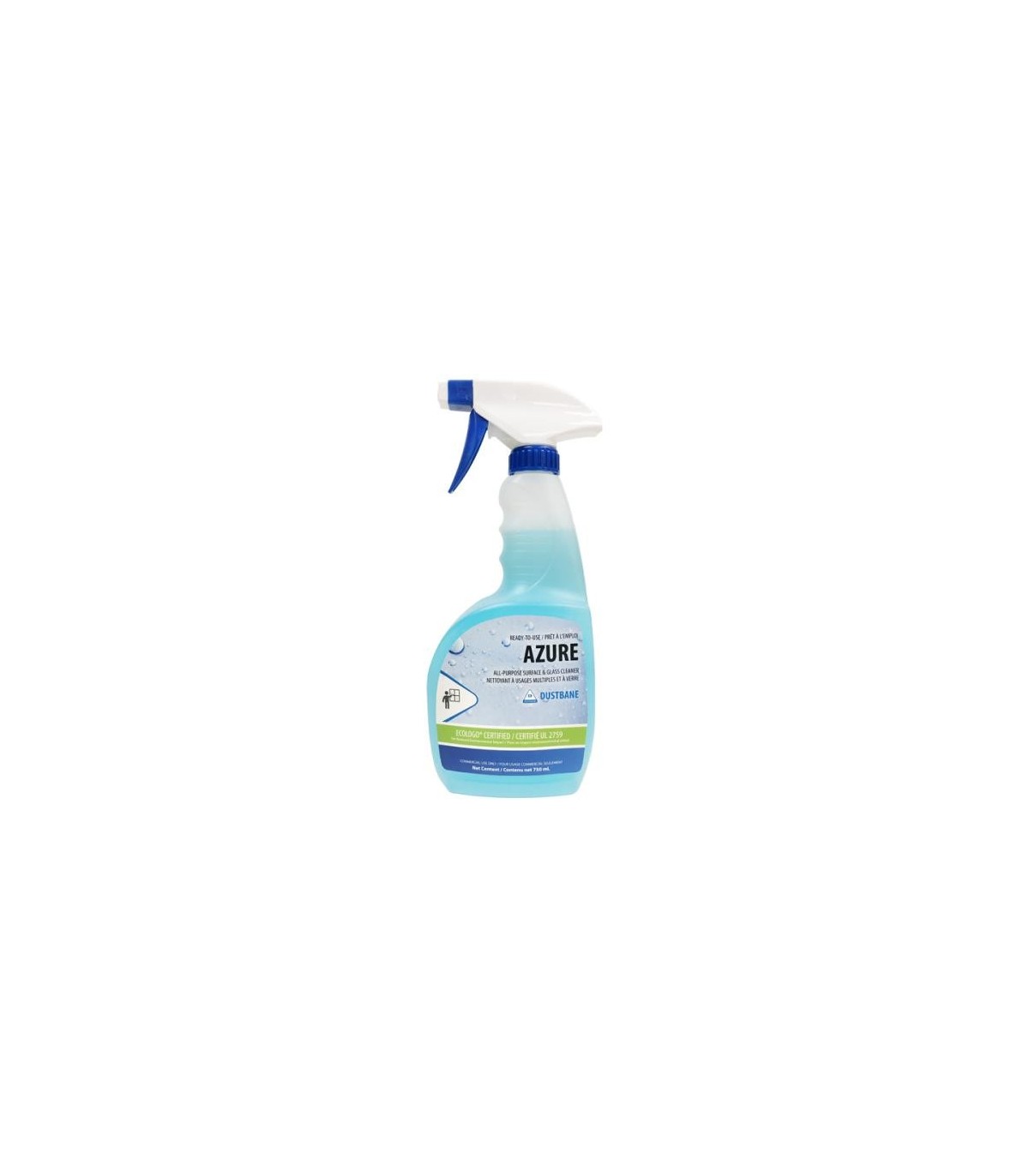 Dustbane Azure Glass Cleaner, Blue, 12/Case, Made In Canada 12/CS, Price/CS - 50202 -  - [unit price]