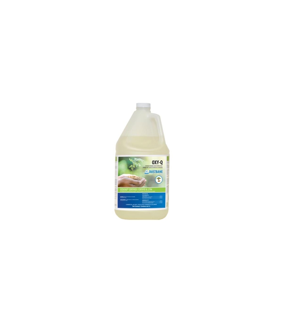 Dustbane Oxy-Q Multi-purpose Cleaner/Disinfectant, Clear, Unscented, 4/Case 4/4-L, Price/CS - 52880 -  - [unit price]