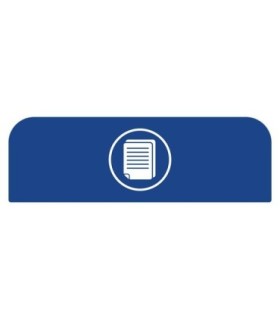 Rubbermaid FG1961591 SOP: Configure - Backboard Only Paper 23G - Blue, Price Per EA - FG1961591 -  - [unit price]