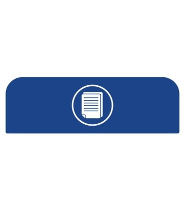 Rubbermaid FG1961591 SOP: Configure - Backboard Only Paper 23G - Blue, Price Per EA - FG1961591 -  - [unit price]