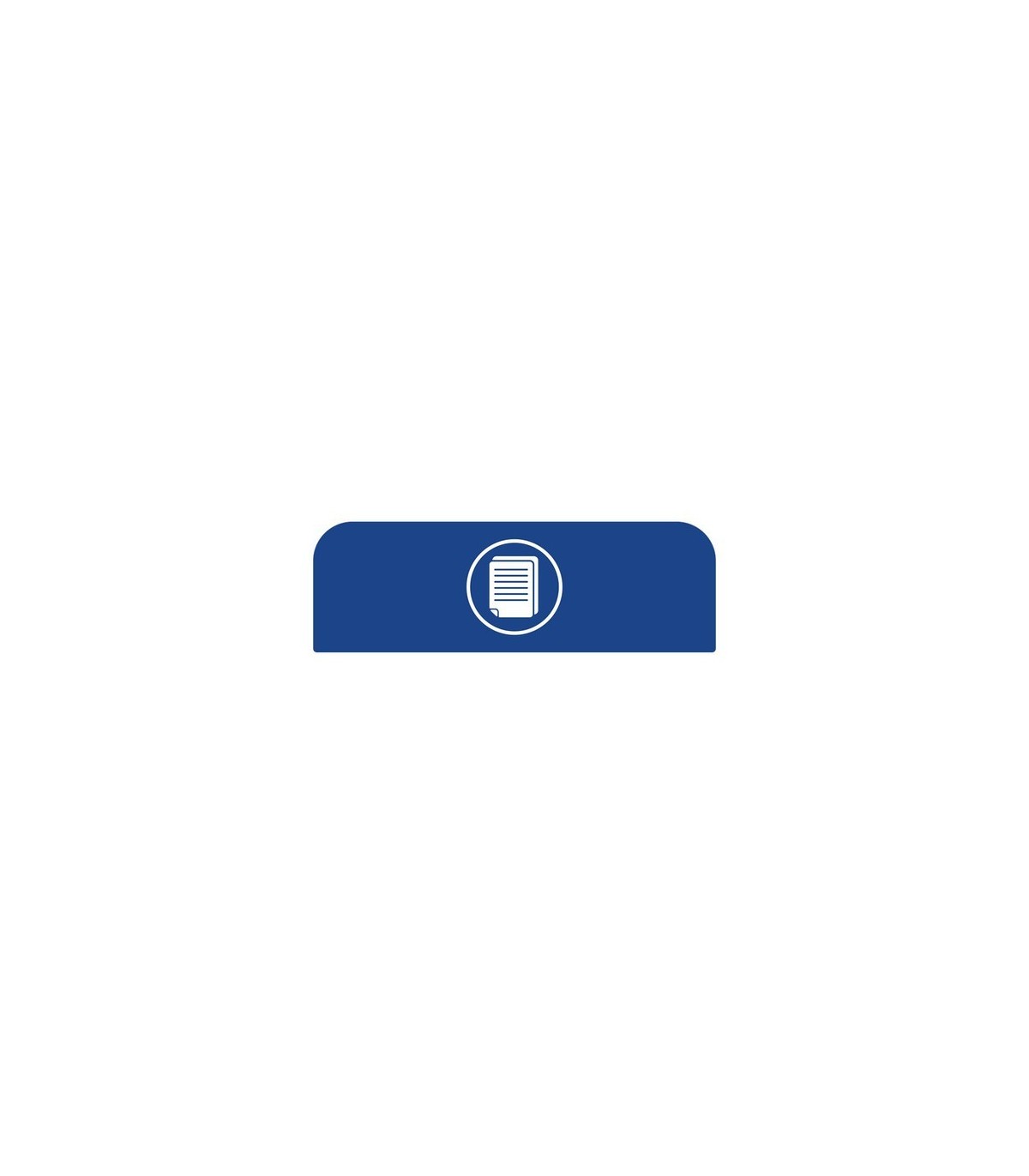 Rubbermaid FG1961591 SOP: Configure - Backboard Only Paper 23G - Blue, Price Per EA - FG1961591 -  - [unit price]