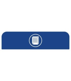 Rubbermaid FG1961593 SOP: Configure - Backboard Only Paper 33G - Blue, Price Per EA - FG1961593 -  - [unit price]