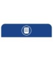 Rubbermaid FG1961593 SOP: Configure - Backboard Only Paper 33G - Blue, Price Per EA