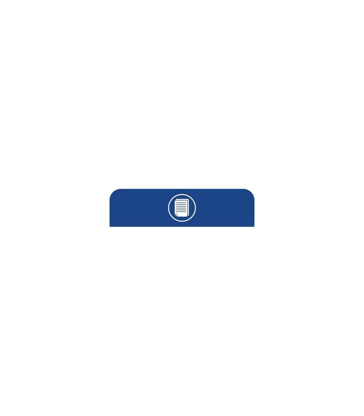 Rubbermaid FG1961593 SOP: Configure - Backboard Only Paper 33G - Blue, Price Per EA - FG1961593 -  - [unit price]