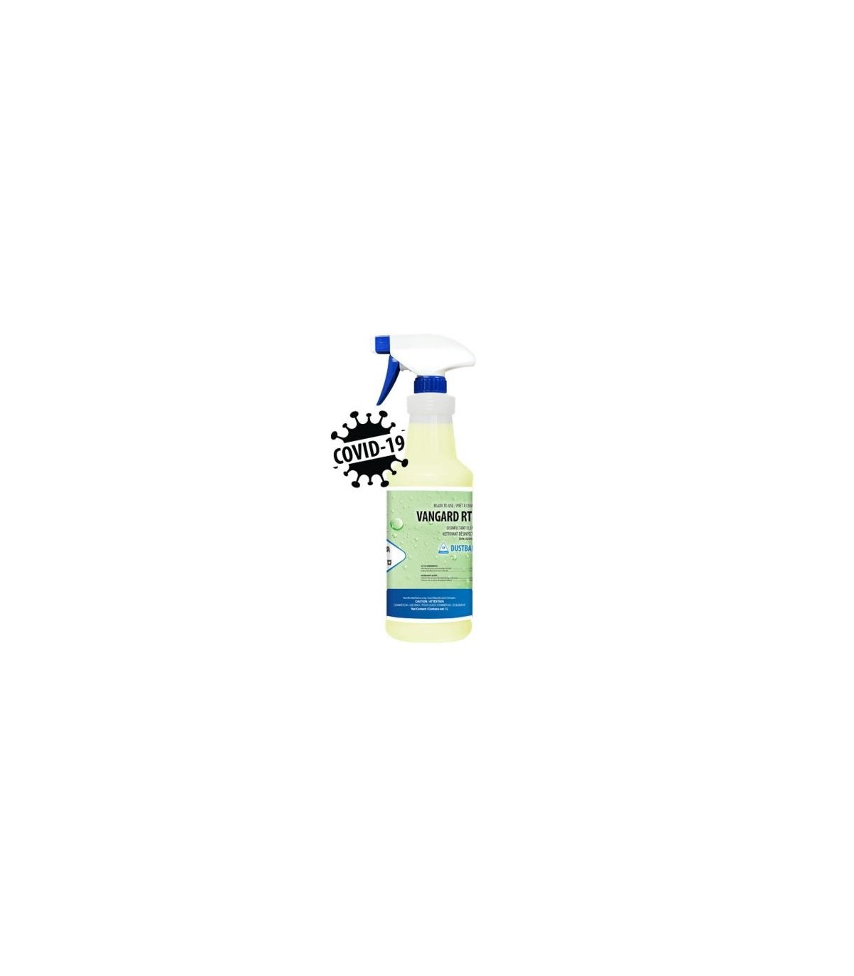 Dustbane Vangard Ready-to-Use Disinfectant Cleaner, 4 Liters, 4/Case, Made in Canada 12/1-L, Price/CS - 53020 -  - [unit price]