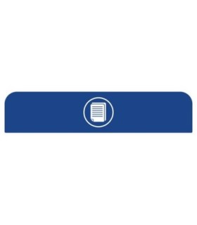 Rubbermaid FG1961595 SOP: Configure - Backboard Only Paper 45G - Blue, Price Per EA - FG1961595 -  - [unit price]