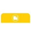 Rubbermaid FG1961597 SOP: Configure - Backboard Only Cans 23G - Yellow, Price Per EA