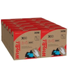 Wypall 34790 X60 Rein Wipers White 9.1X16.8 (10X118) 10/Box/118, Pricecs - 34790 -  - [unit price]