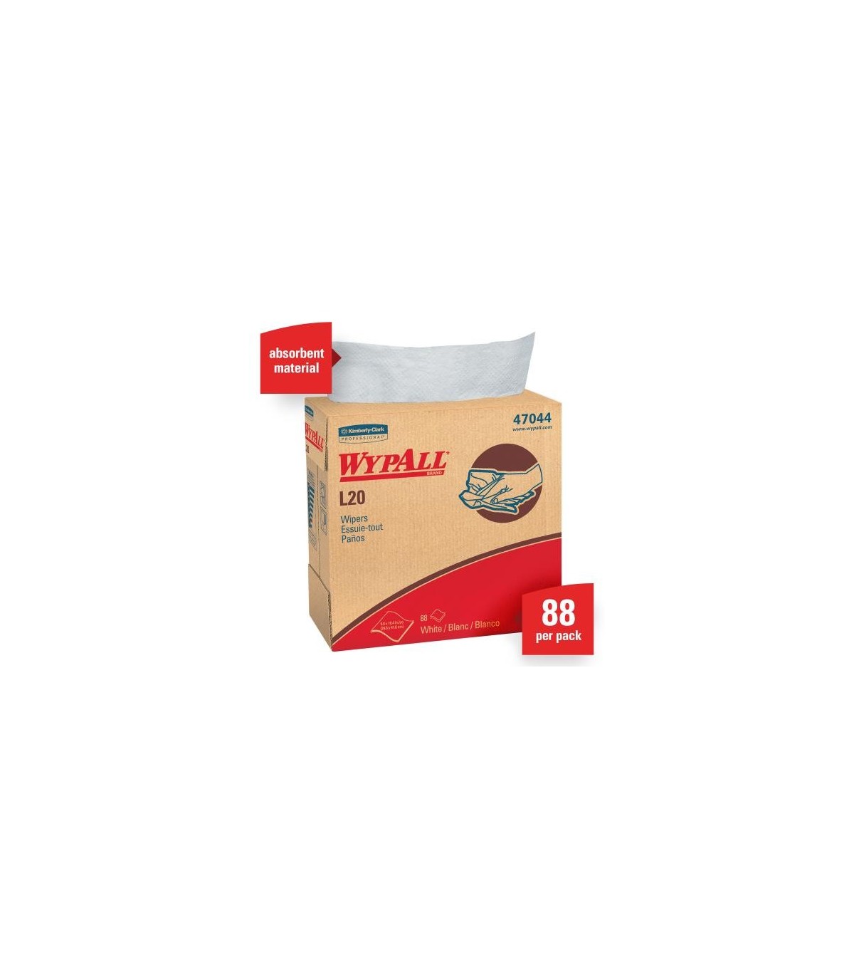 Wypall 47044-50 Crew Wipes (880) 10/88, Pricecs - 47044 -  - [unit price]
