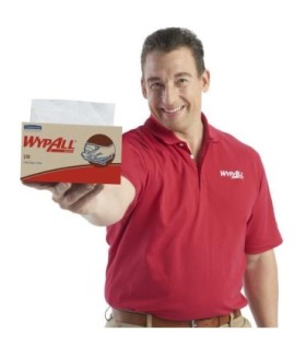 Wypall L10 Disposable Towels,  Limited Use,  1-Ply,  Pop-Up Box,  White,  1/Cs/2250 18/125, Pricecs - 5320 -  - [unit price]
