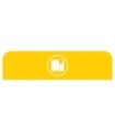 Rubbermaid FG1961598 SOP: Configure - Backboard Only Cans 33G - Yellow, Price Per EA