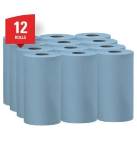 Wypall X60 Reusable Cloths (35411), Blue, Roll, 130 Sheets / Roll, 12 Rolls / Case, 1,560 Wipes / Case 12/130, Pricecs - 35411 -