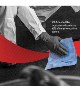 Wypall X90 Extended Use Cloths (12889), Blue Denim, 1 Roll / Case, 450 Sheets / Roll 1/450-Sht, Pricebx - 12889 -  - [unit price