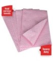Wypall® Foodservice Cloth Heavy Duty 1/4 Fold, Red, 150 Cloths/Case 1/Cs/300, Pricecs