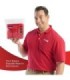 Wypall® Microfiber Cloth, Reusable, Red, 4 Packs/Case, 6 Cloths/Pack 46118, Pricecs - 83980 -  - [unit price]