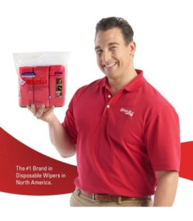 Wypall® Microfiber Cloth, Reusable, Red, 4 Packs/Case, 6 Cloths/Pack 46118, Pricecs - 83980 -  - [unit price]