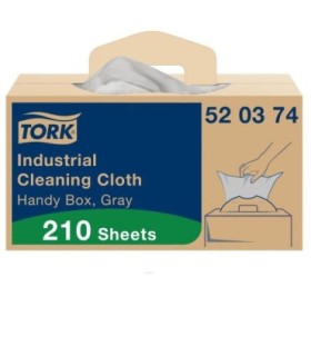 Tork 520374 Tork Industrial Cleaning Cloth Gray W7 210/Case, Price/Cs - 520374 -  - [unit price]