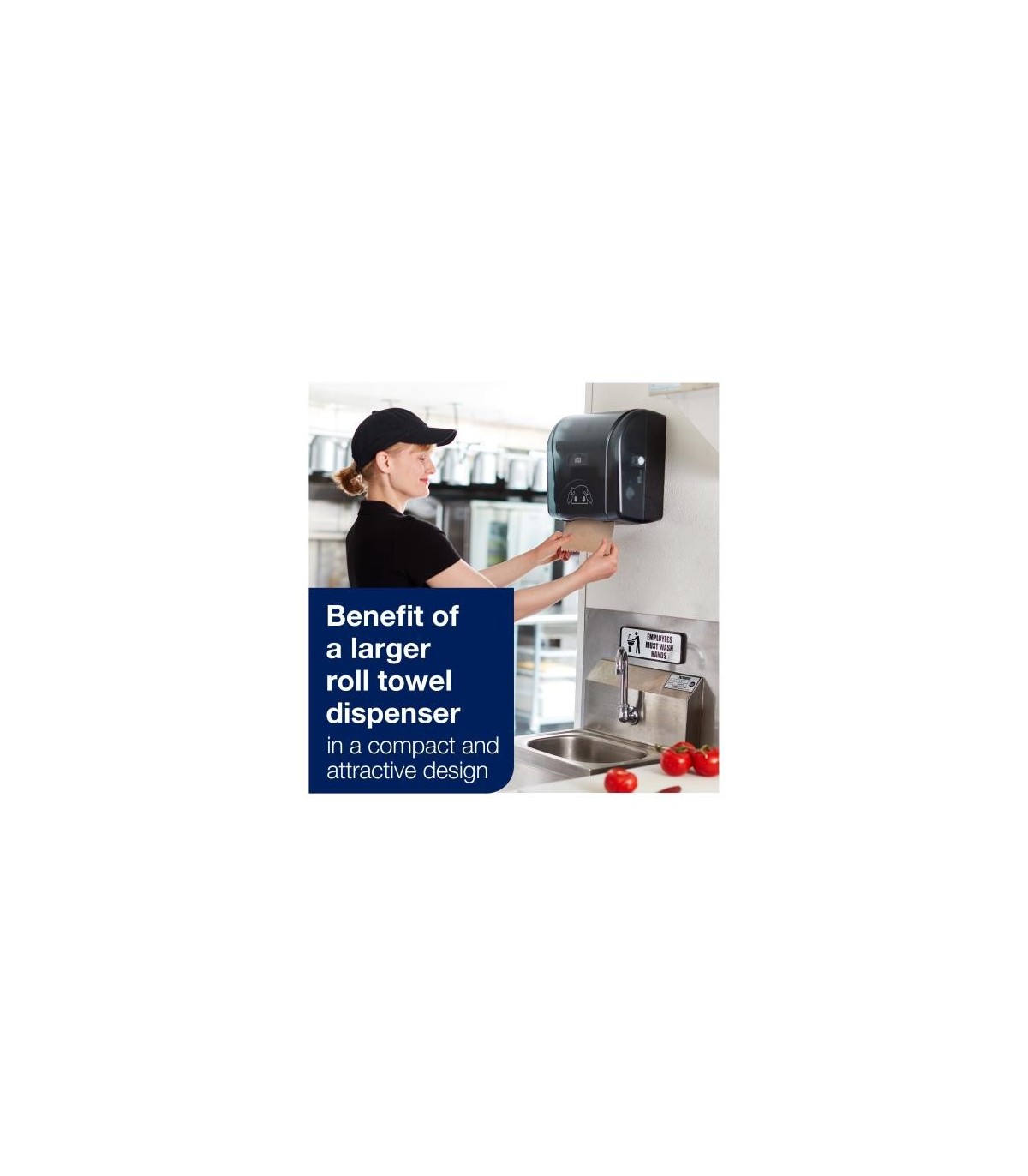 Tork 8620100 ® Advanced Hand Towel Roll 80620100 8" X 425' Natural 12/Rl/Cs, Price/Cs - 8620100 -  - [unit price]