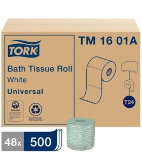 Tork Tm1601A ® Universal Bath Tissue Roll, 2 Ply, White, 48 Rolls/Case 48/Cs, Price/Cs - TM1601A -  - [unit price]