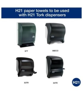 Tork Rk800E ® Universal Hand Towel Roll, Natural, 800'/Roll, 6 Rolls/Dispensers 6/Rl/Cs, Price/Cs - RK800E -  - [unit price]